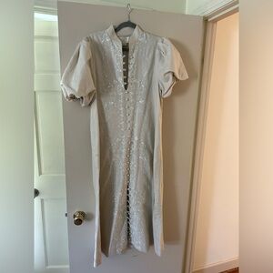 NWOT Mestiza NY Elliana Barong midi dress, sz M